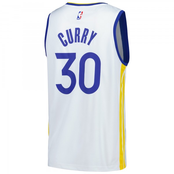 Джерси Golden State Warriors Stephen Curry Fanatics White Fast Break Replica Player - Association Edition