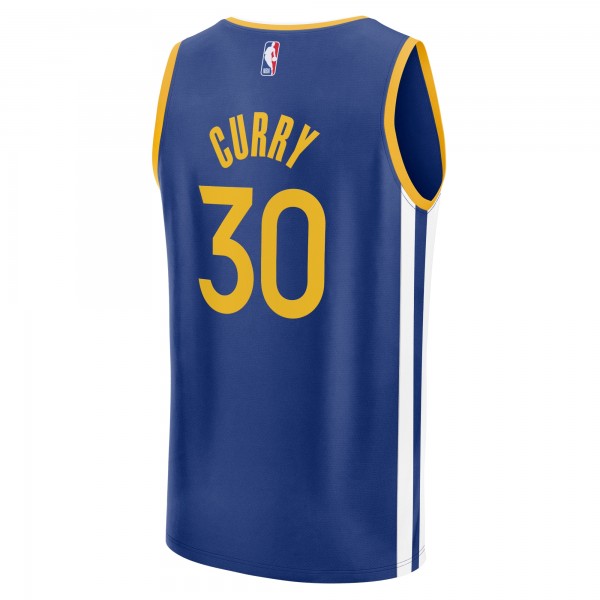 Подростковая Golden State Warriors Stephen Curry Fanatics Royal Fast Break Replica Player Jersey - Icon Edition