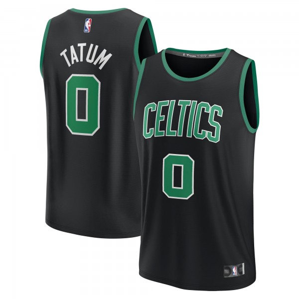 Игровая джерси Jayson Tatum Boston Celtics Youth Fast Break Replica Player - Statement Edition - Black