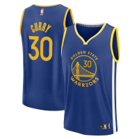 Джерси Golden State Warriors Stephen Curry Fanatics Royal Fast Break Replica - Icon Edition