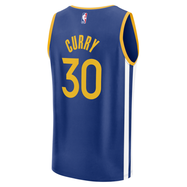 Джерси Golden State Warriors Stephen Curry Fanatics Royal Fast Break Replica - Icon Edition