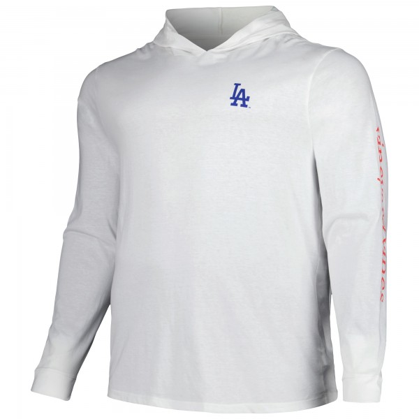 Los Angeles Dodgers Vineyard Vines White Long Sleeve Hoodie T-Shirt