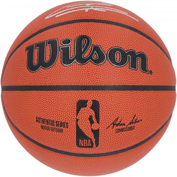 Мяч Tyler Herro Miami Heat Autographed Authentic Wilson Authentic Series Indoor/Outdoor