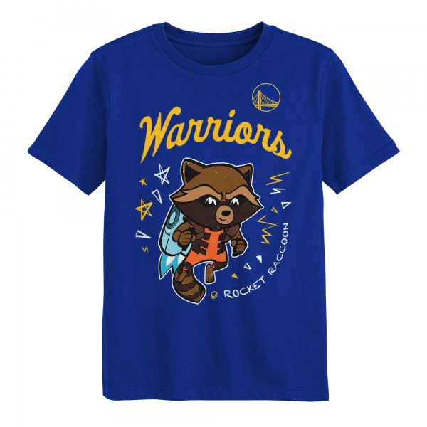 Preschool Golden State Warriors Two-Piece Guardians Of The Galaxy T-Shirt Set