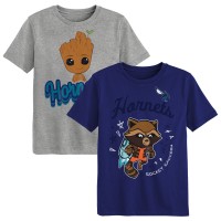 Preschool Charlotte Hornets Two-Piece Guardians Of The Galaxy T-Shirt Set