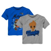 Футболка Toddler Orlando Magic Heather Gray Two-Piece Guardians Of The Galaxy Set