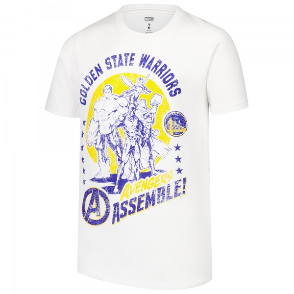 Футболка Golden State Warriors Youth NBA x Marvel Avengers Squad - White