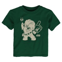 Toddler Milwaukee Bucks Green Star Wars Chewie #1 Fan T-Shirt