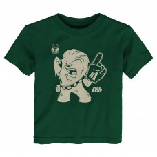 Toddler Milwaukee Bucks Green Star Wars Chewie #1 Fan T-Shirt