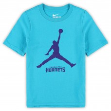Preschool Charlotte Hornets Jordan Brand Teal Essential Jumpman T-Shirt