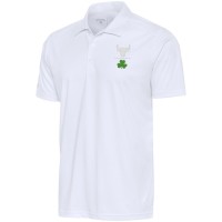 Поло Chicago Bulls Antigua White Shamrock Tribute