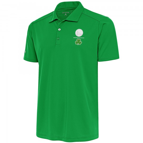 Поло Golden State Warriors Antigua Shamrock Tribute - Kelly Green