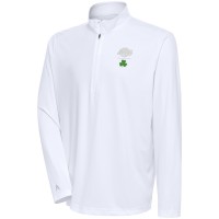 Кофта на короткой молнии Los Angeles Lakers Antigua Shamrock Tribute - White