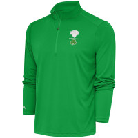 Кофта на короткой молнии New York Knicks Antigua Shamrock Tribute - Kelly Green