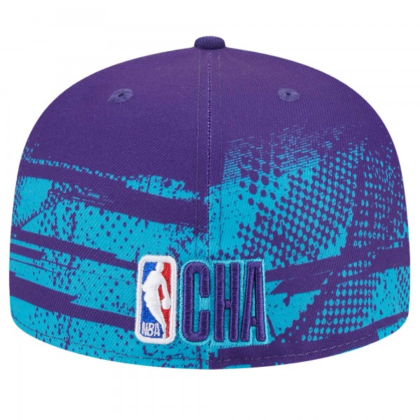 Бейсболка Charlotte Hornets New Era Tip-Off 59FIFTY - Purple