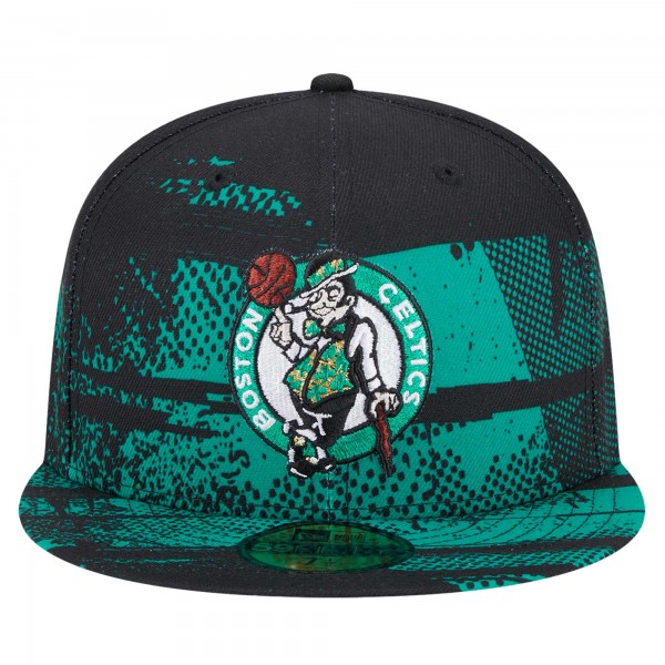Бейсболка Boston Celtics New Era Tip-Off 59FIFTY - Black