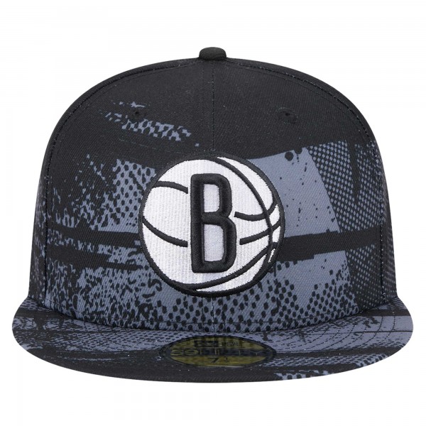 Бейсболка Brooklyn Nets New Era Tip-Off 59FIFTY - Black