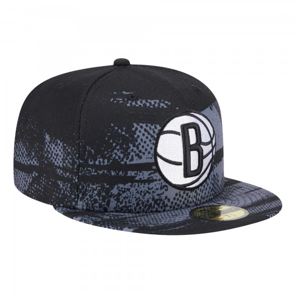 Бейсболка Brooklyn Nets New Era Tip-Off 59FIFTY - Black