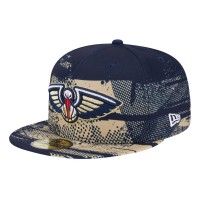 Бейсболка New Orleans Pelicans New Era Navy Tip-Off 59FIFTY