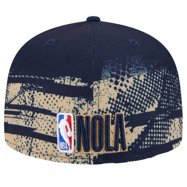 Бейсболка New Orleans Pelicans New Era Navy Tip-Off 59FIFTY