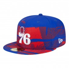 Бейсболка Philadelphia 76ers New Era Royal Tip-Off 59FIFTY