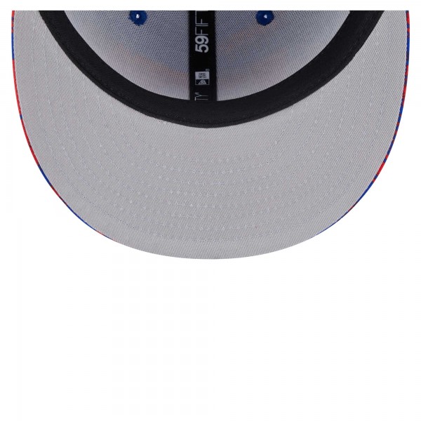 Бейсболка Philadelphia 76ers New Era Royal Tip-Off 59FIFTY