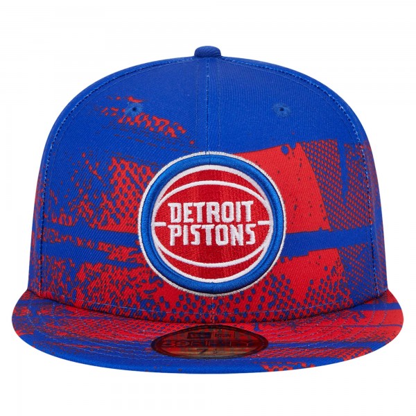Бейсболка Detroit Pistons New Era Blue Tip-Off 59FIFTY