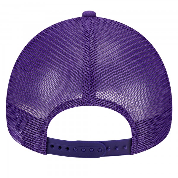 Бейсболка Los Angeles Lakers New Era Tip Off A-Frame Trucker 9FORTY - Purple/Gold