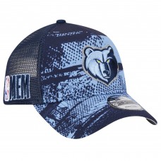 Бейсболка Memphis Grizzlies New Era Tip Off A-Frame Trucker 9FORTY - Navy/Light Blue