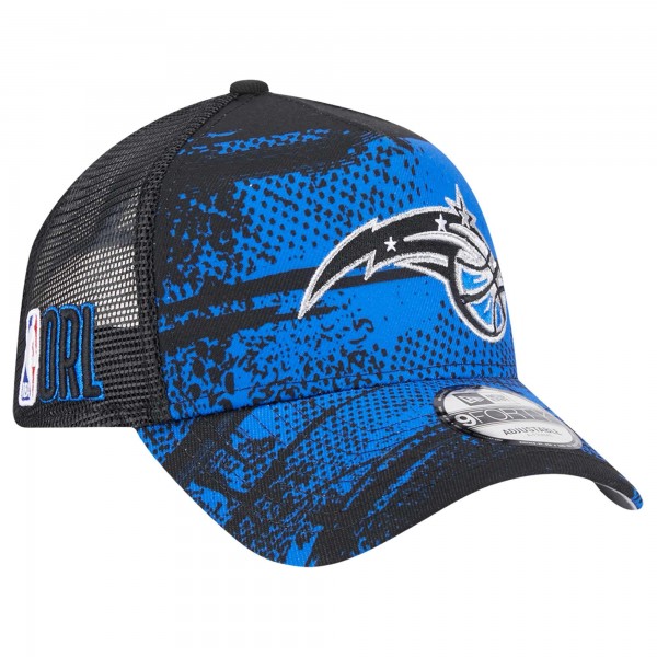 Бейсболка Orlando Magic New Era Tip Off A-Frame Trucker 9FORTY - Black/Blue