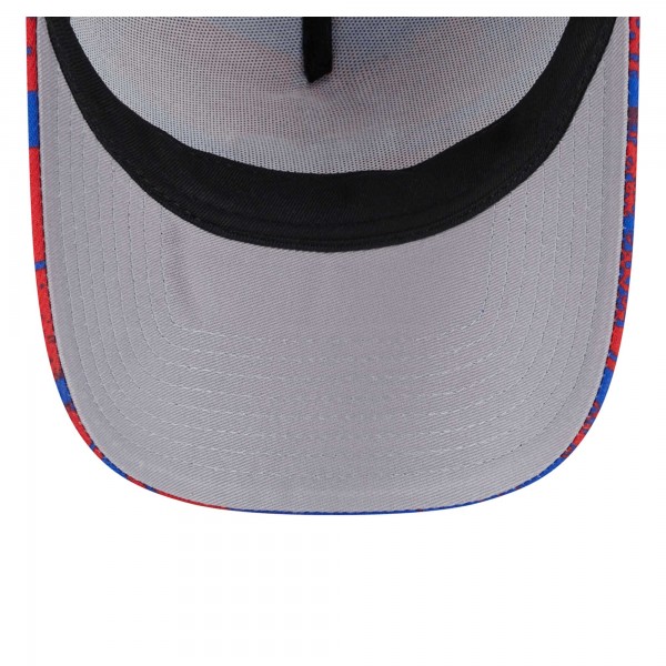 Бейсболка Philadelphia 76ers New Era Royal/Red Tip Off A-Frame Trucker 9FORTY