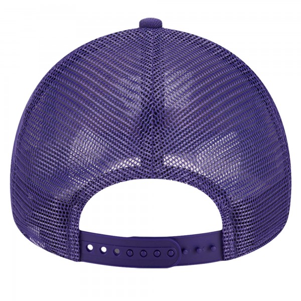 Бейсболка Phoenix Suns New Era Purple/Orange Tip Off A-Frame Trucker 9FORTY