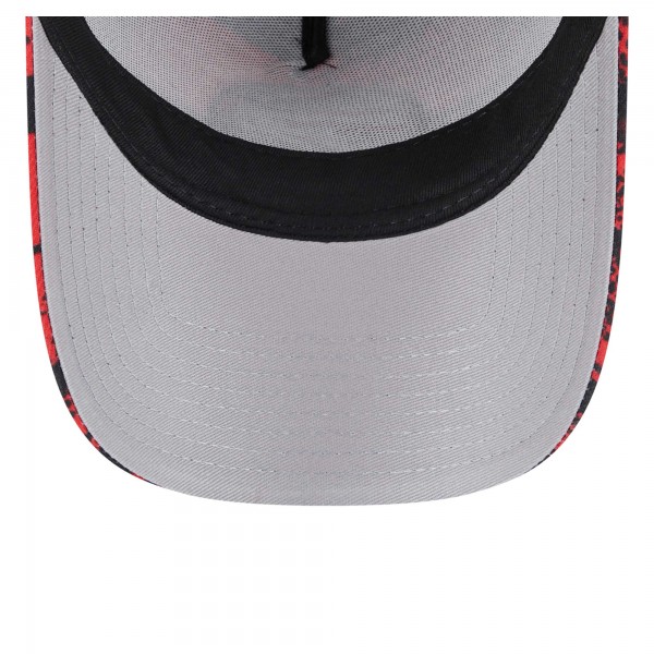 Бейсболка Toronto Raptors New Era Black/Red Tip Off A-Frame Trucker 9FORTY