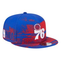 Бейсболка Philadelphia 76ers New Era Royal Tip-Off 9FIFTY Snapback