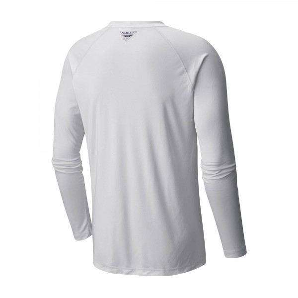 Los Angeles Dodgers Columbia White Terminal Tackle Long Sleeve T-Shirt