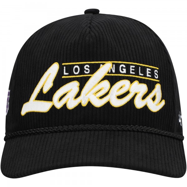 Бейсболка Los Angeles Lakers 47   Double Header Sidepatch Cord Hitch - Black