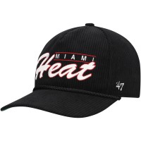 Бейсболка Miami Heat 47 Black Double Header Sidepatch Cord Hitch
