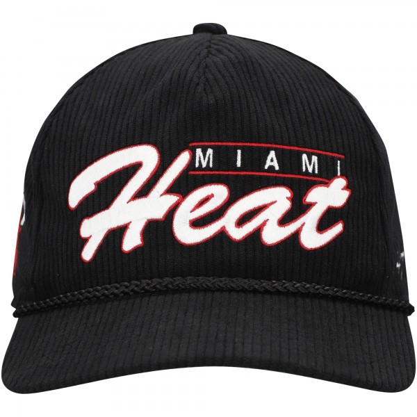 Бейсболка Miami Heat 47 Black Double Header Sidepatch Cord Hitch