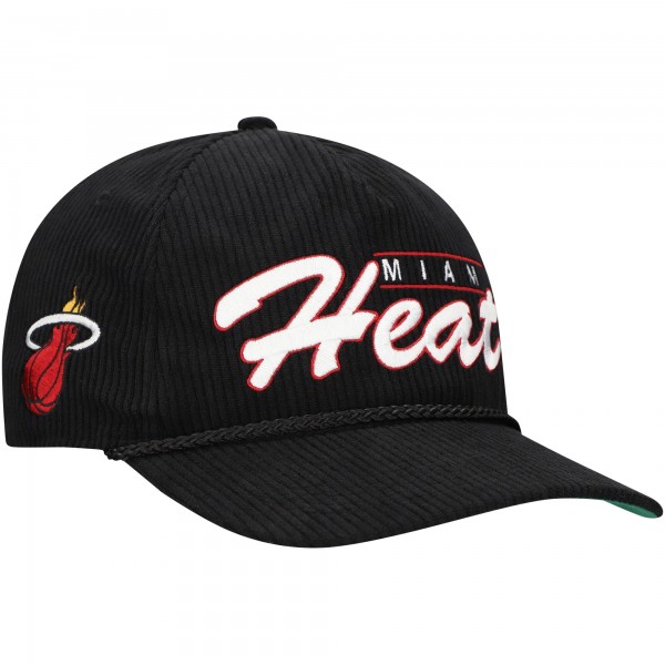 Бейсболка Miami Heat 47 Black Double Header Sidepatch Cord Hitch