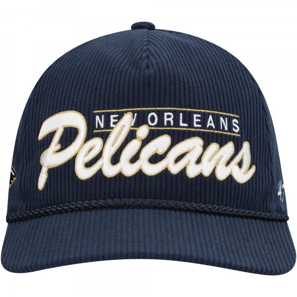 Бейсболка New Orleans Pelicans 47 Navy Double Header Sidepatch Cord Hitch
