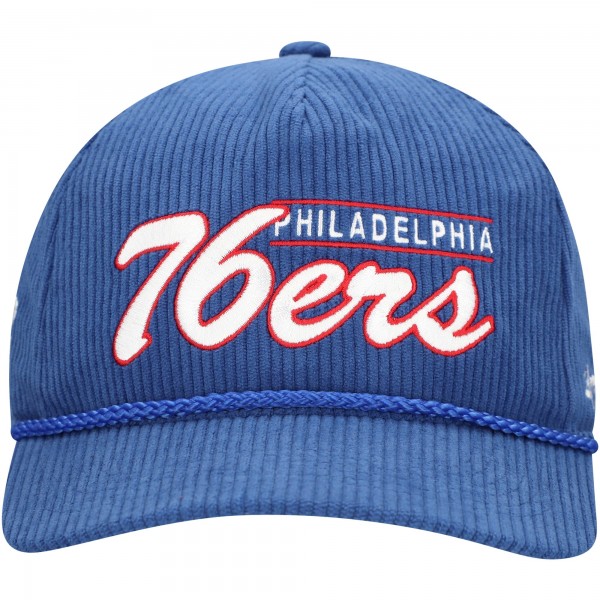 Бейсболка Philadelphia 76ers 47 Royal Double Header Sidepatch Cord Hitch
