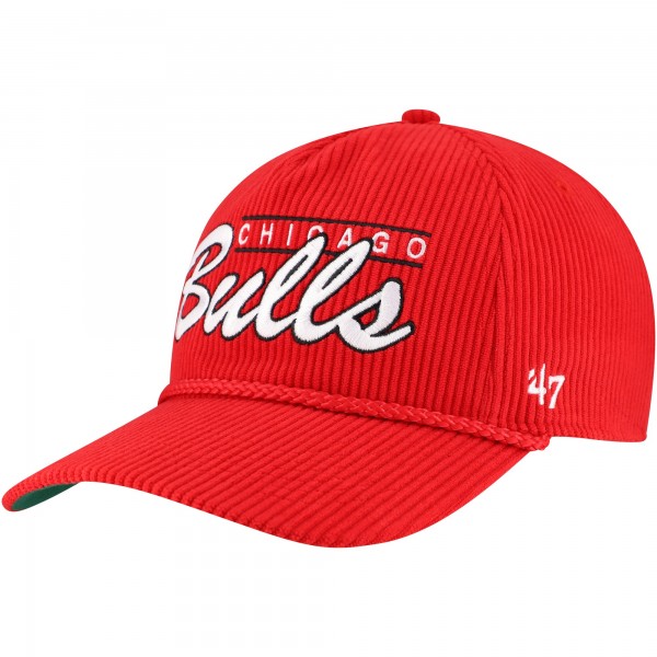 Бейсболка Chicago Bulls 47   Double Header Sidepatch Cord Hitch - Red