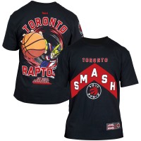 Unisex Toronto Raptors Hyperfly Black NBA x My Hero Academia All Might Smash T-Shirt