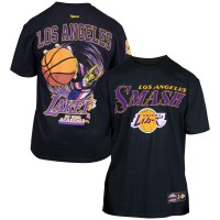 Футболка Los Angeles Lakers Hyperfly Unisex NBA x My Hero Academia All Might Smash - Black