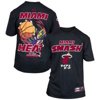 Футболка Unisex Miami Heat Hyperfly Black NBA x My Hero Academia All Might Smash