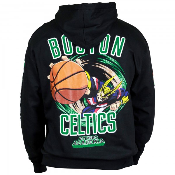 Толстовка Boston Celtics Hyperfly Unisex NBA x My Hero Academia All Might Smash - Black