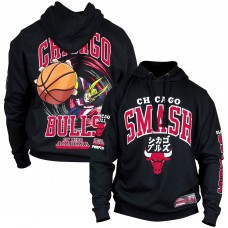 Толстовка Chicago Bulls Hyperfly Unisex NBA x My Hero Academia All Might Smash - Black