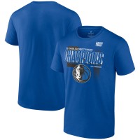 Футболка Dallas Mavericks Fanatics 2024 Southwest Division Champions Locker Room - Royal