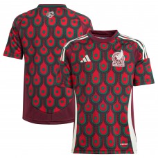 Подростковая Mexico National Team adidas 2024 Home Replica Jersey - Burgundy