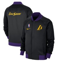 Кофта на молнии Los Angeles Lakers Nike Black 2024/25 City Edition Authentic Showtime Performance